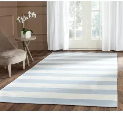 Severine Flat-Weave Rug - Sky Blue - Blue