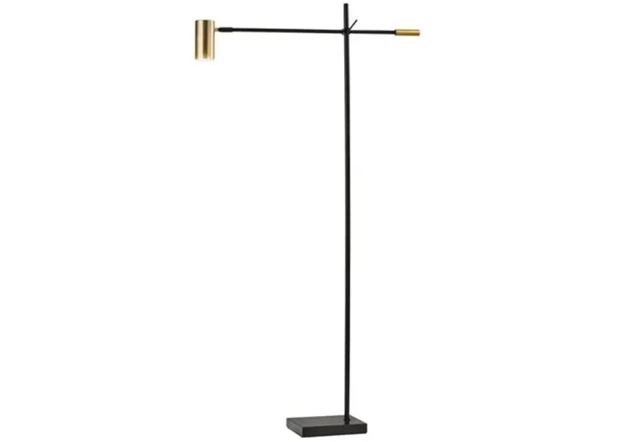 Jarvis Floor Lamp - Black/Brass