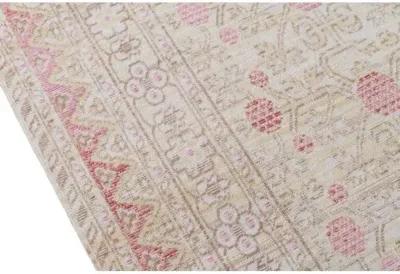 Isabella Rug - Ivory/Pink - Pink