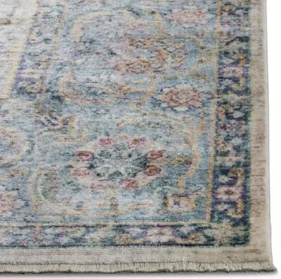 Naal Rug - Cream/Light Blue - Blue