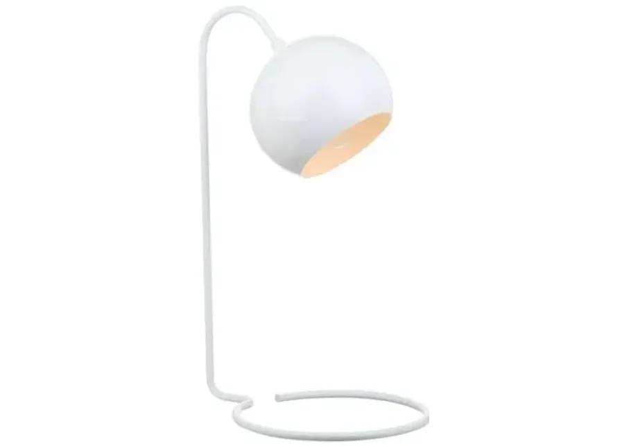 Romina Table Lamp - White