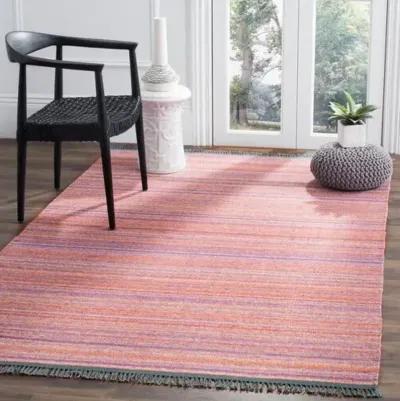 Fihi Kids' Kilim - Purple/Rust