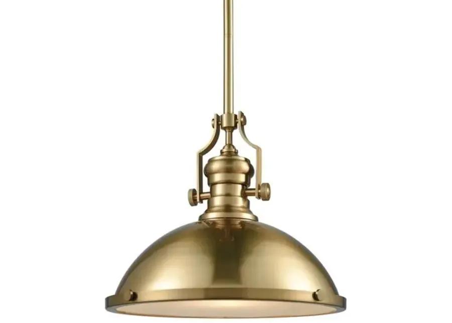 Cardona Pendant - Satin Brass - Gold