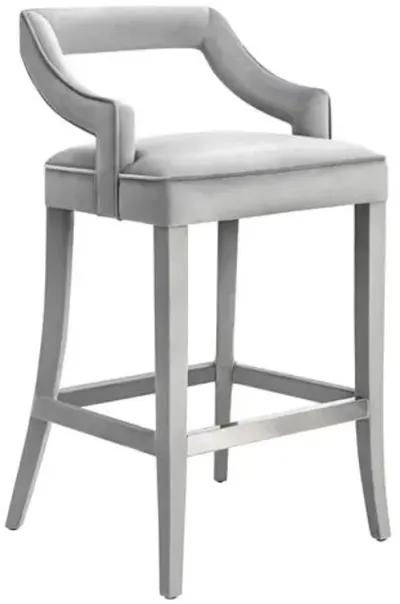 Serena Counter Stool - Gray