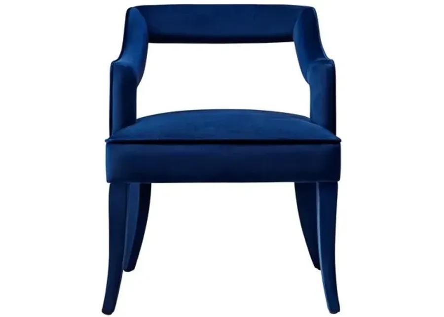 Serena Side Chair - Navy - Blue