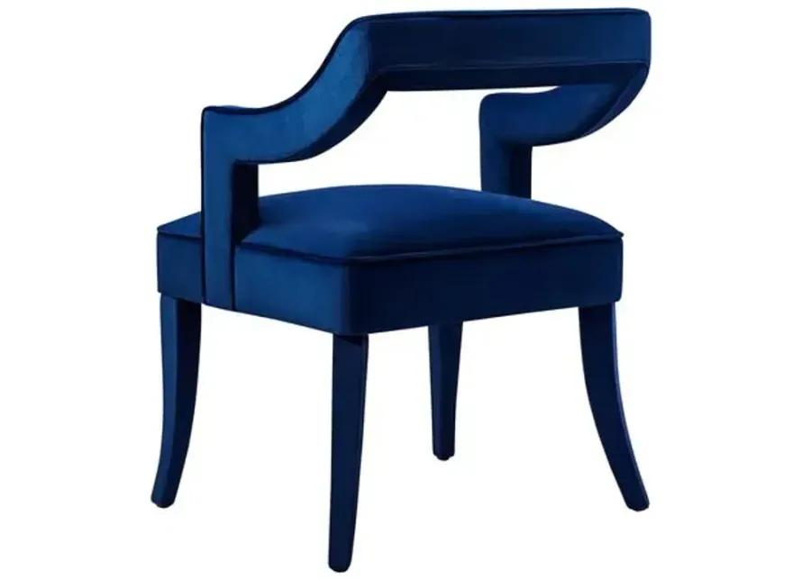 Serena Side Chair - Navy - Blue