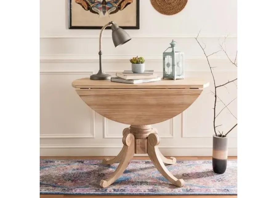 Jacquelyn Drop-Leaf Dining Table - Rustic Natural