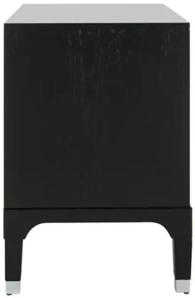 Royce Nightstand - Black/Silver