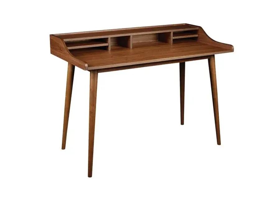 Reginald Desk - Walnut - Brown