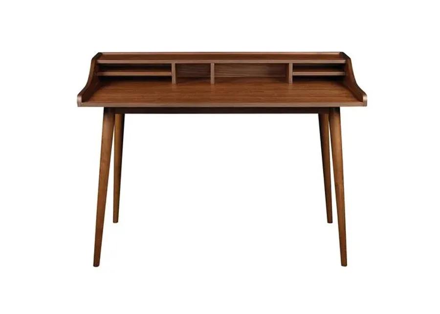 Reginald Desk - Walnut - Brown