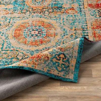 Amsterdam Rug - Blue/Mustard - Blue