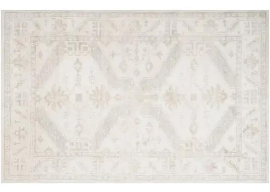 Wilcox Rug - Beige/Blue - Ivory - Ivory