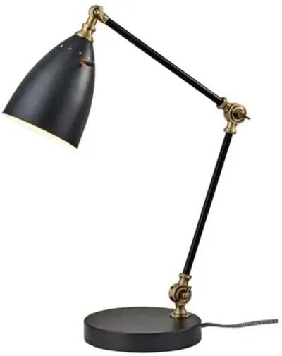 Miles Desk Lamp - Black/Brass