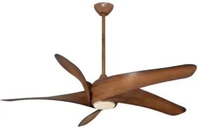 Artemis XL5 LED Ceiling Fan - Distressed Koa - Brown, Hardwired