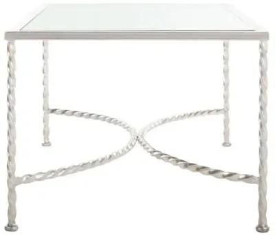 Cayla Coffee Table - Silver Leaf