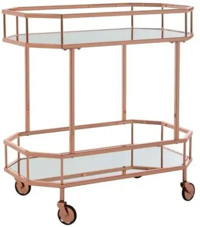 Cava Bar Cart - Rose Gold - Pink