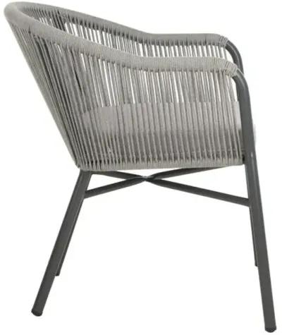 Set of 2 Nicolo Woven Outdoor Chairs - Gray