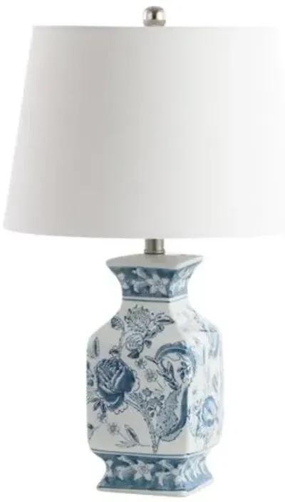 Sadie Table Lamp - Blue/White