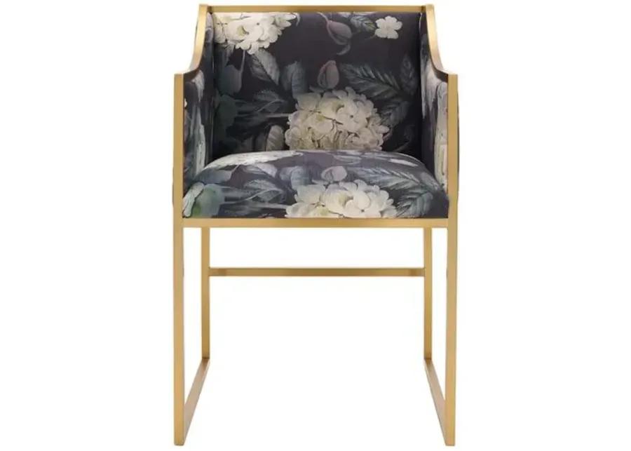 Abby Arm Chair - Black Velvet