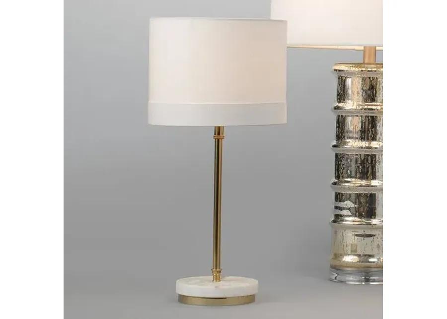 Grace Marble Table Lamp - White