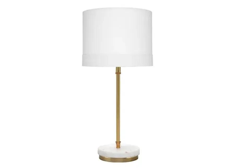 Grace Marble Table Lamp - White