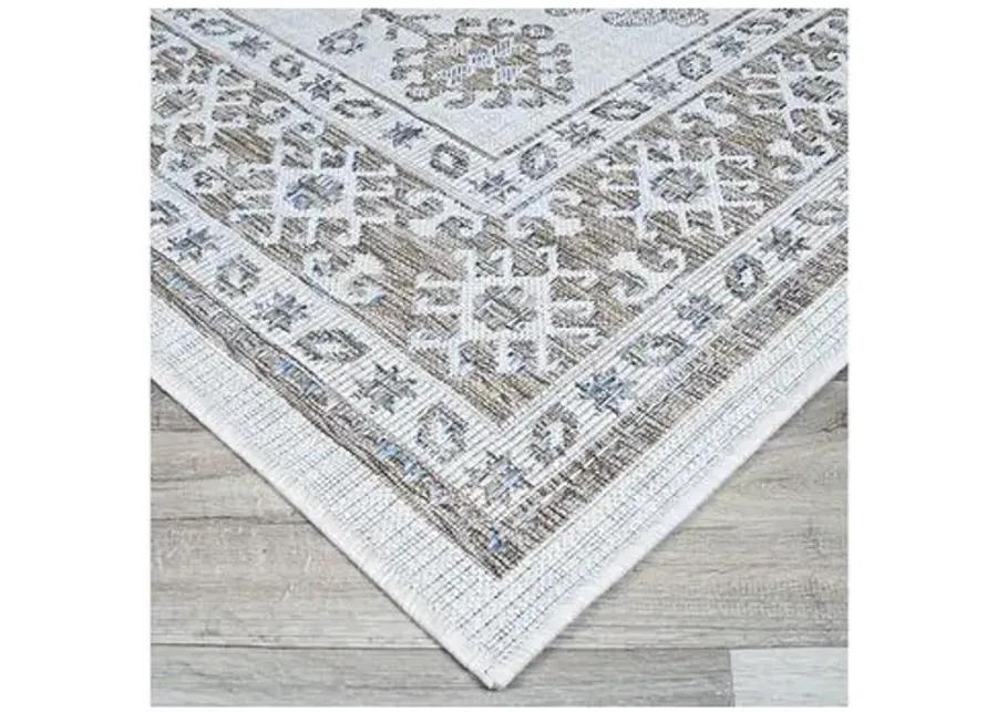 Roseburg Outdoor Rug - Ivory/Sand - Ivory