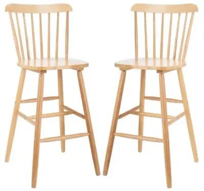 Set of 2 Tottie Barstools - Natural - Brown