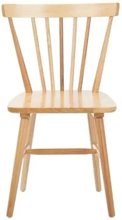 Set of 2 Hannah Dining Chairs - Natural - Brown