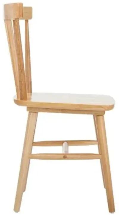 Set of 2 Hannah Dining Chairs - Natural - Brown