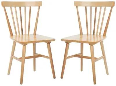 Set of 2 Hannah Dining Chairs - Natural - Brown