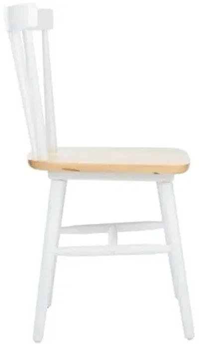 Set of 2 Hannah Dining Chairs - White