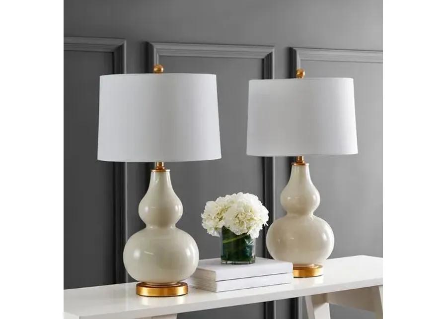 Set of 2 Addison Table Lamps - Cream