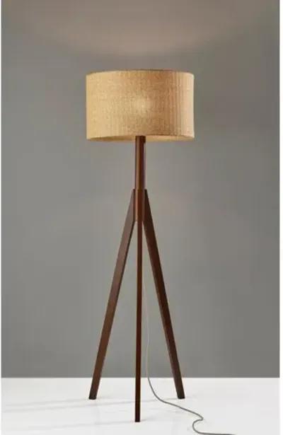 Quinton Floor Lamp - Walnut