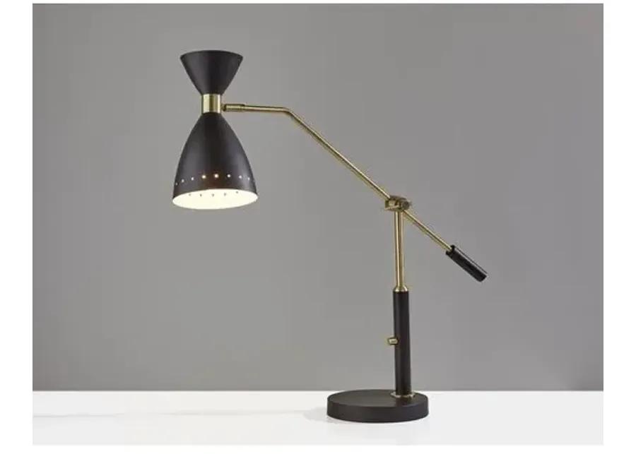 Jax Desk Lamp - Black/Brass