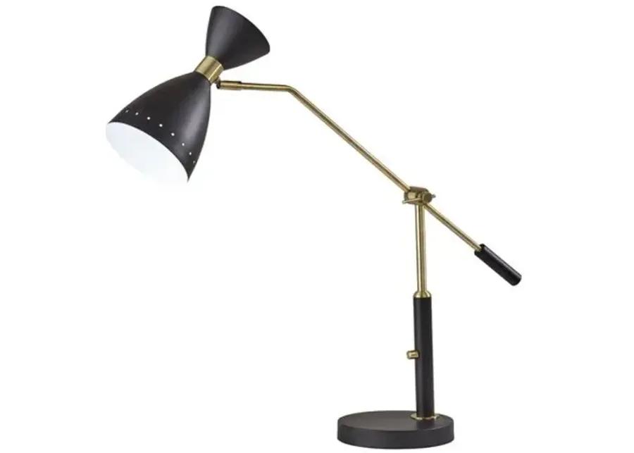 Jax Desk Lamp - Black/Brass