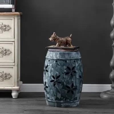 Cecily Garden Stool - Gray