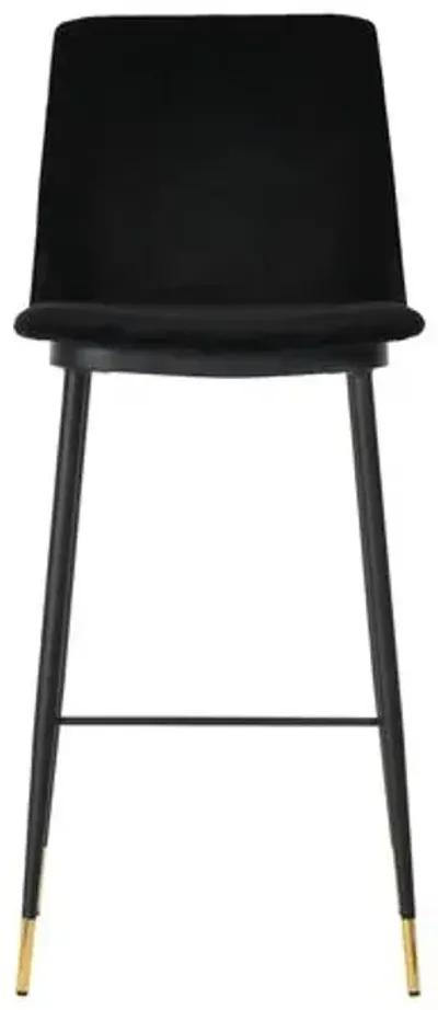 Set of 2 Isla Counter Stool - Black