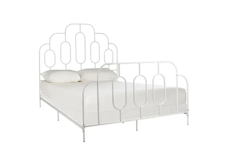 Sammie Retro Bed - White