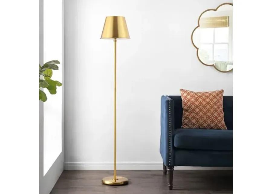 Asha Metal Floor Lamp - Gold