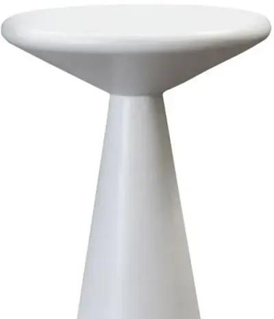 Set of 2 Harper Accent Tables - White - 20H x 8.5Dia in; 16H x 10.5Dia in