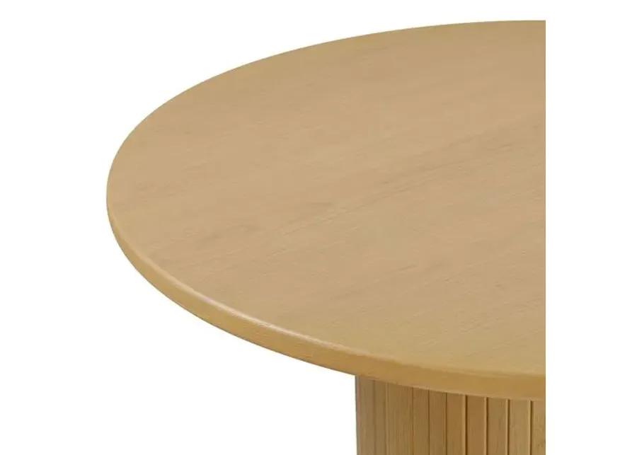 Aurora 47" Round Dining Table - Natural Ash - Handcrafted