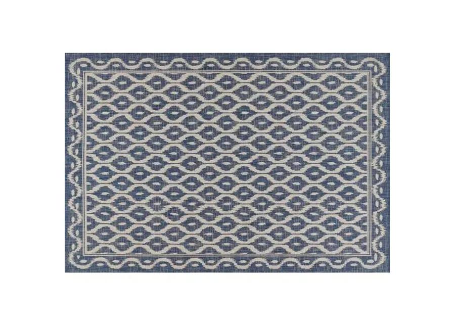 Andrea Outdoor Rug - Blue - Blue