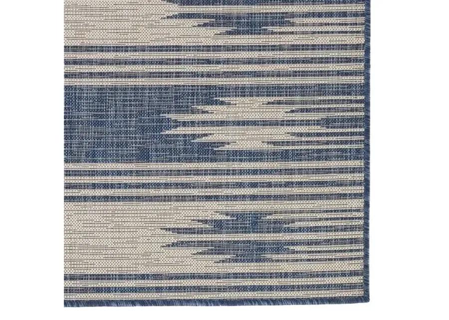 Rain Outdoor Rug - Blue - Blue