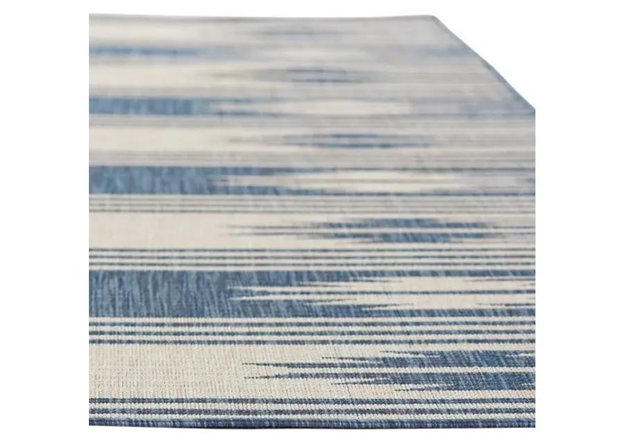 Rain Outdoor Rug - Blue - Blue