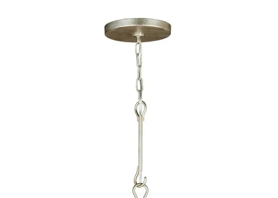 Solaris 6-Light Sphere Chandelier - Silver - Crystorama