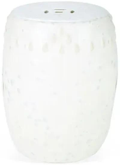 Kelly Garden Stool - Eggshell