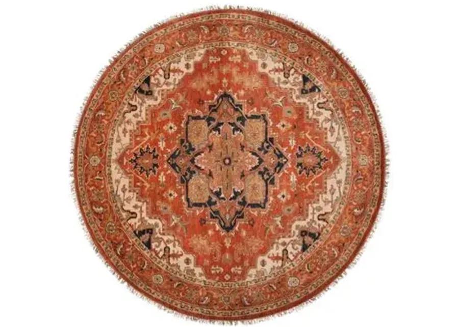 Zeus Rug - Rust/Beige - Orange - Orange