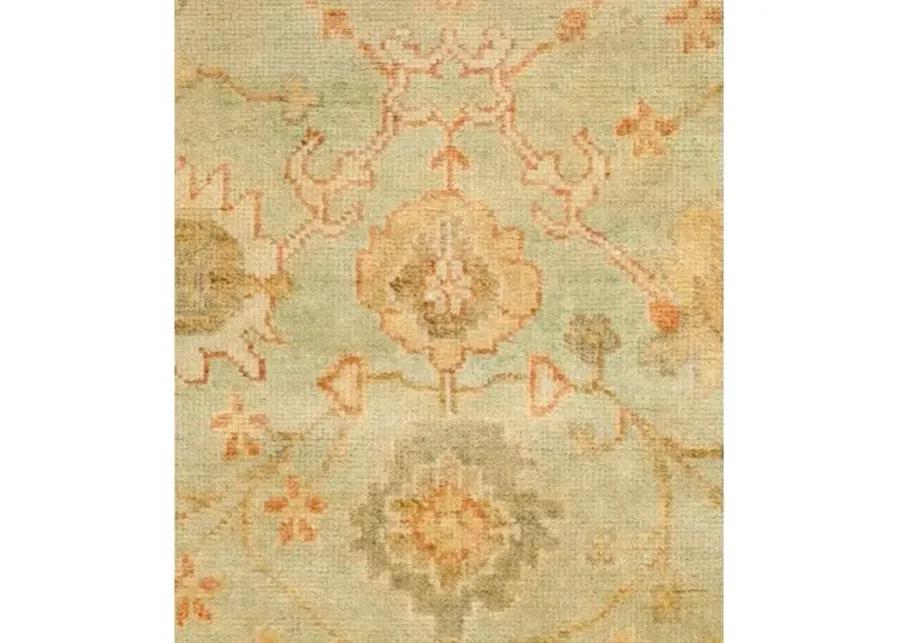 Lucia Oushak Rug - Green - Green