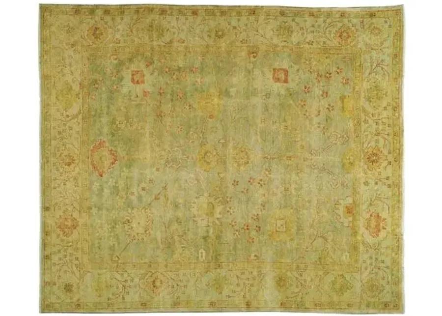 Lucia Oushak Rug - Green - Green