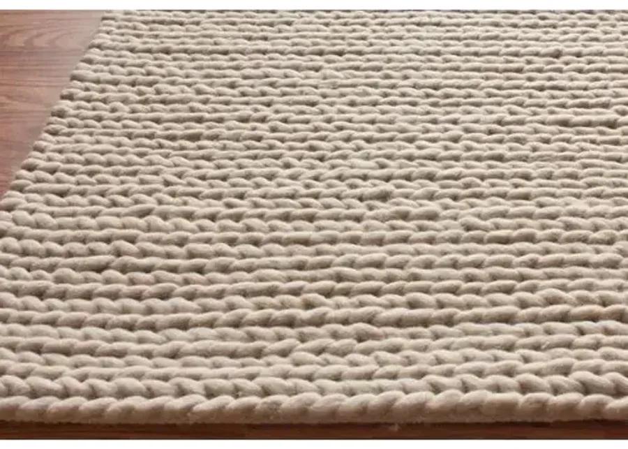 Turnbull Rug - Ivory - White - White